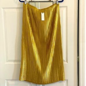 Maeve for Anthropologie Pleated Maci Skirt